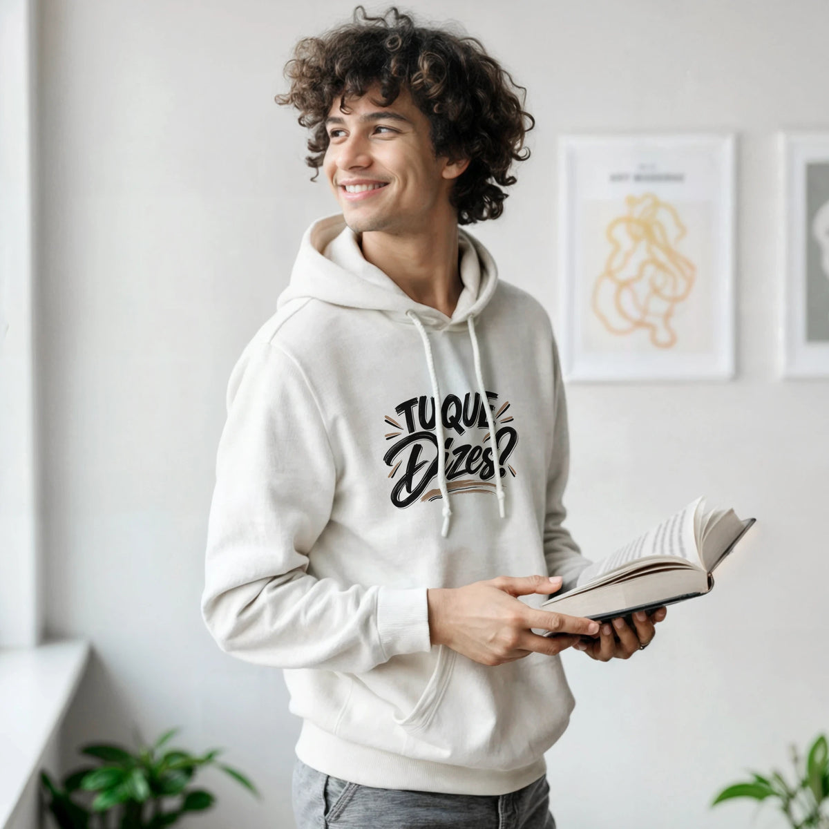 Hoodie unissexo “Tu Que Dizes?”, DN Humor, vista 3