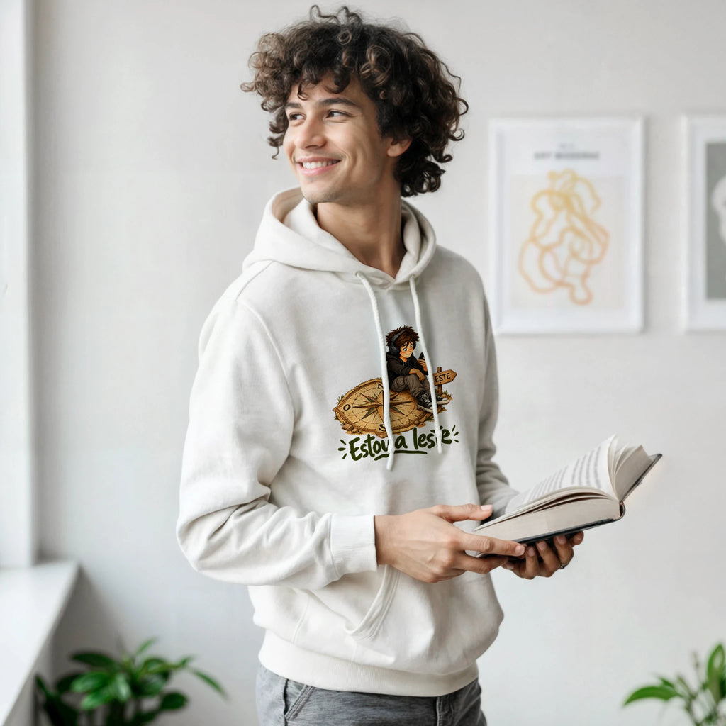 Hoodie unissexo “Estou a Leste”, DN Humor, vista 8
