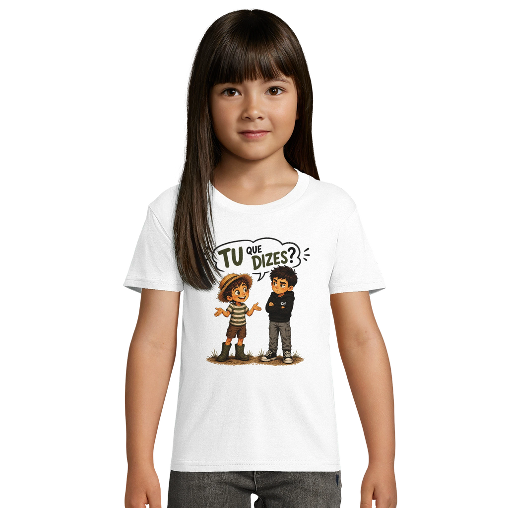 T-shirt infantil “Tu Que Dizes?”, DN Humor, vista 4