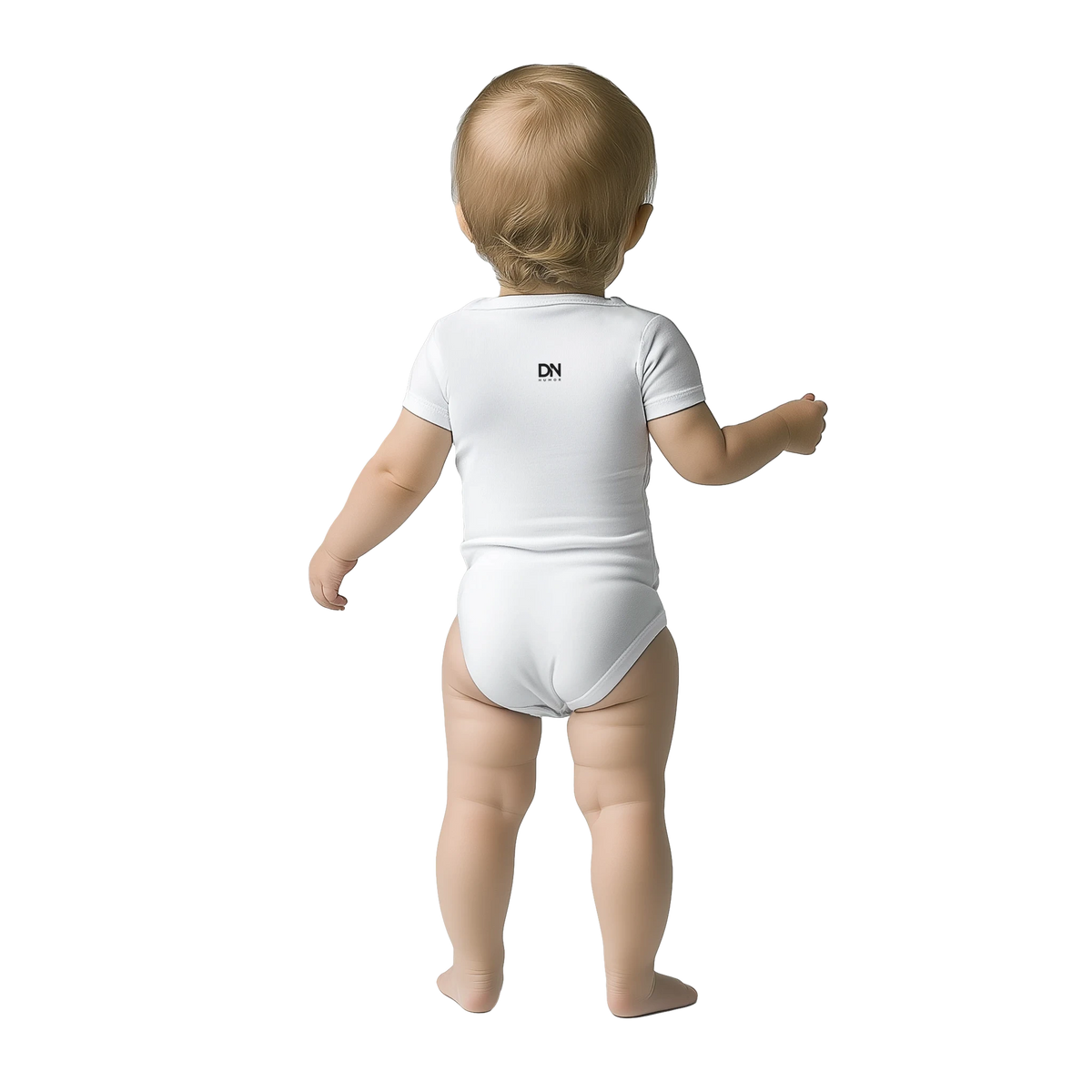 Body de bebé DN Humor Chamam-me pequeno, mas mando nesta casa toda – vista 2