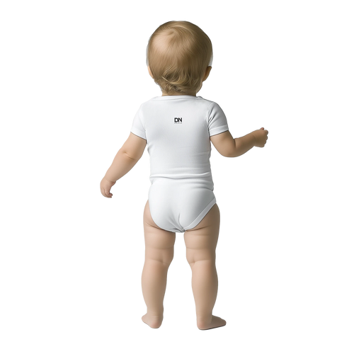 Body de bebé DN Humor Chamam-me pequeno, mas mando nesta casa toda – vista 2