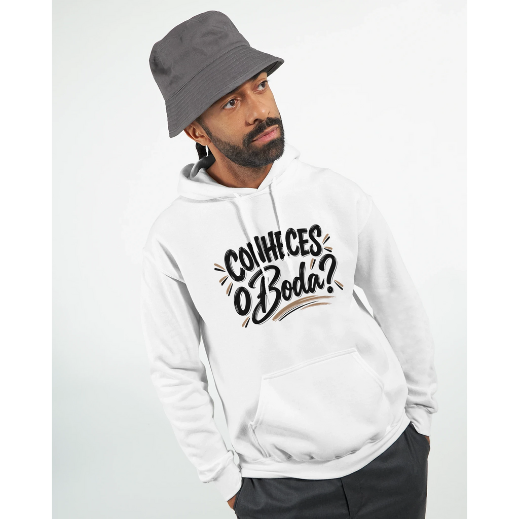 Hoodie unissexo “Conheces o Boda?”, DN Humor, vista 2