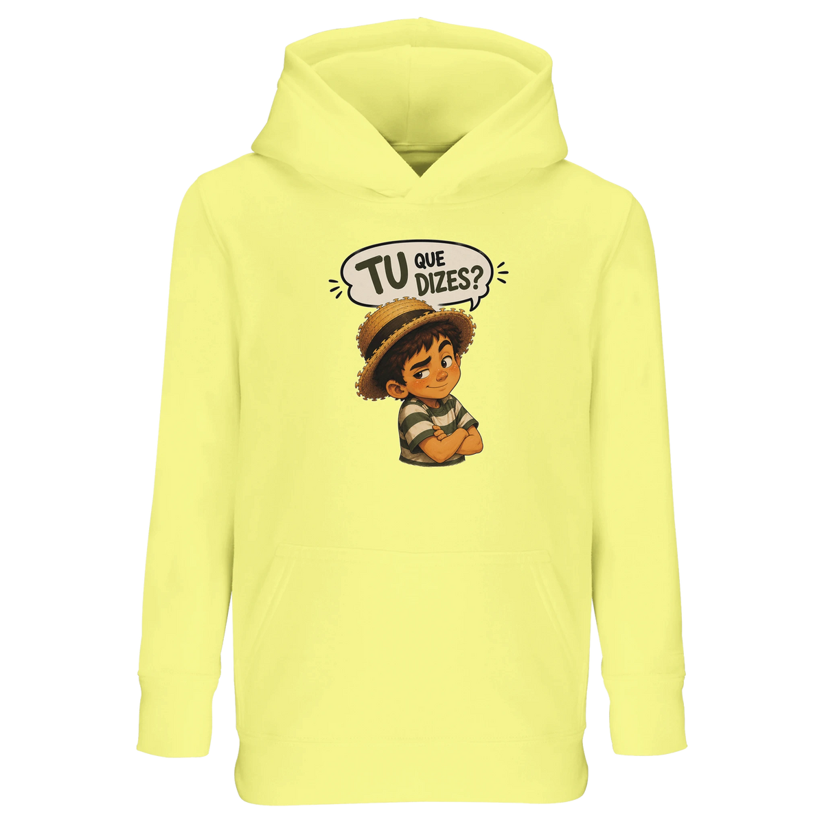 Hoodie infantil “Tu Que Dizes?” com o Reguila, DN Humor, vista 2