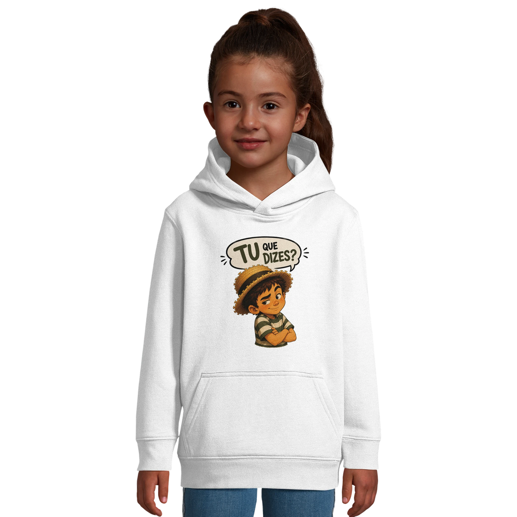 Hoodie infantil “Tu Que Dizes?” com o Reguila, DN Humor, vista 10